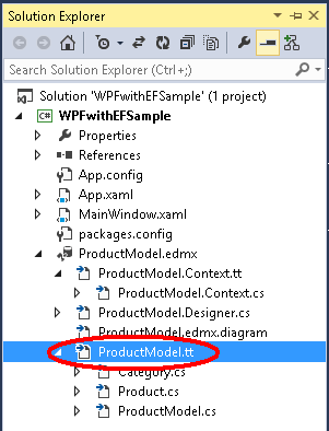 WPF Product Model Template