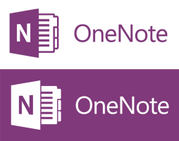 Logos that includes both the icon and the name. Versions with purple on white and reversed.
