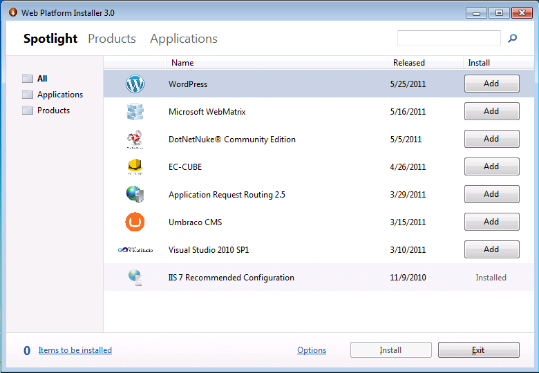 Microsoft Web Platform Installer 3.0 Full Download