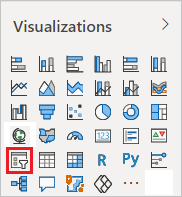 Screenshot that shows the Slider icon selected in the Fields pane.