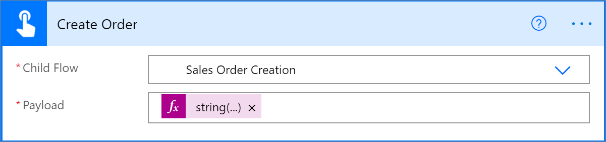 Screenshot of the Create Order page.