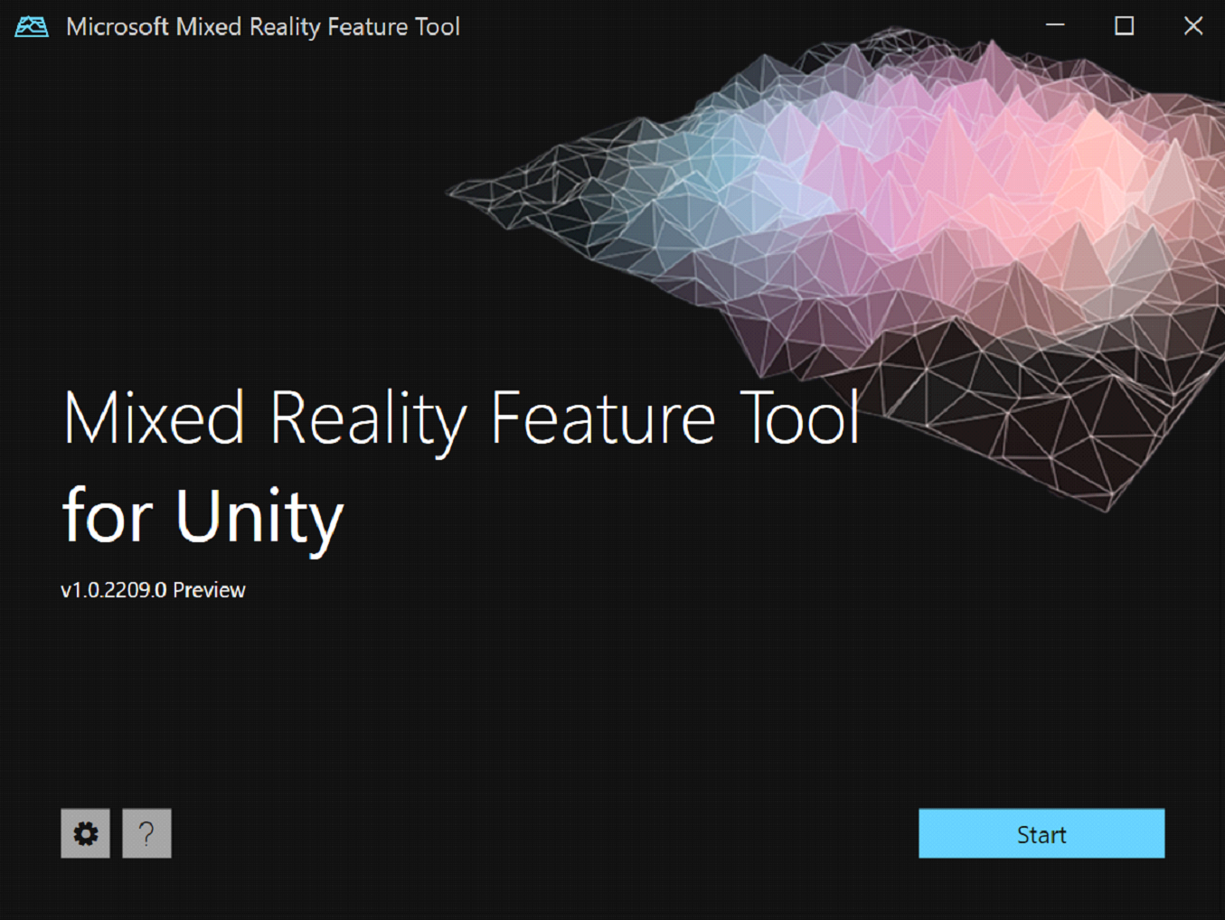 Screenshot of MixedRealityFeatureTool.
