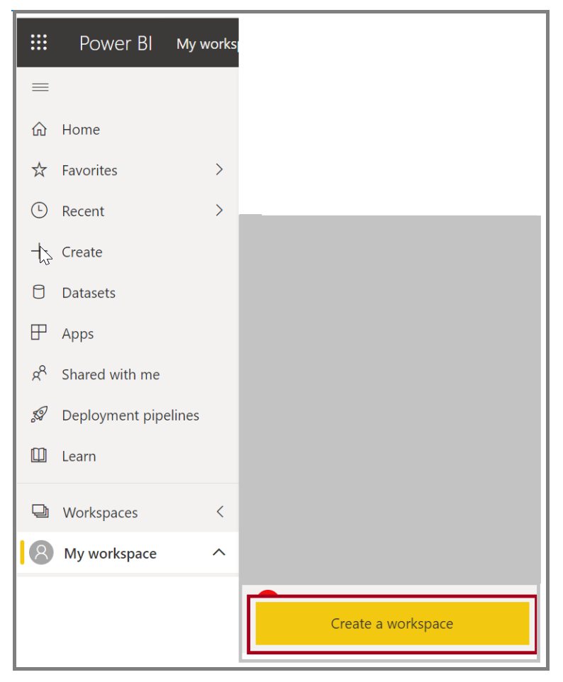 Screenshot of the Workspace settings dialog.