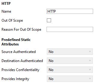Screenshot illustrating the HTTP child element.