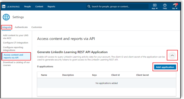 linkedin-learning-provision-api-keys-screen