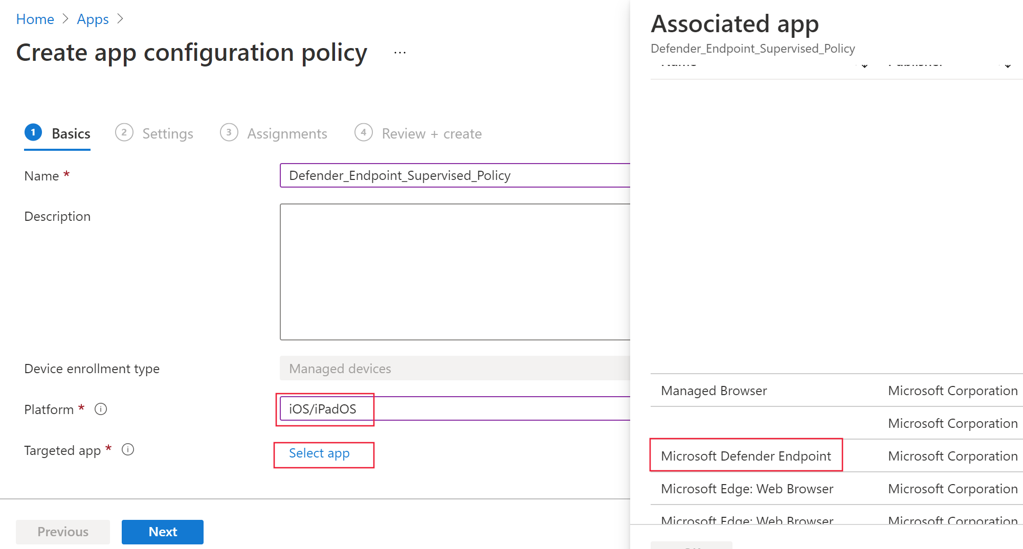 Image of Microsoft Endpoint Manager Admin Center5.