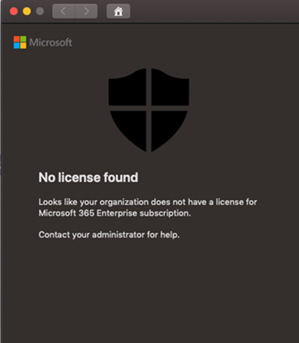 Troubleshoot license issues for Microsoft Defender for Endpoint on Mac |  Microsoft Docs