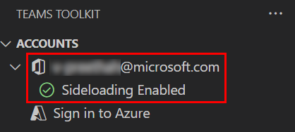 Screenshot showing where to sign in to Microsoft 365 and Azure.