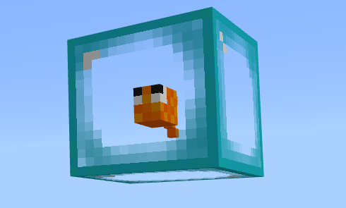 Screenshot of a bubble block shown with the blend render.