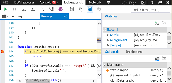 Debug add-ins using developer tools for Internet Explorer - Office Add-ins  | Microsoft Docs