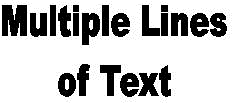 Text is centered along the length of the path