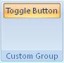 A toggle button control
