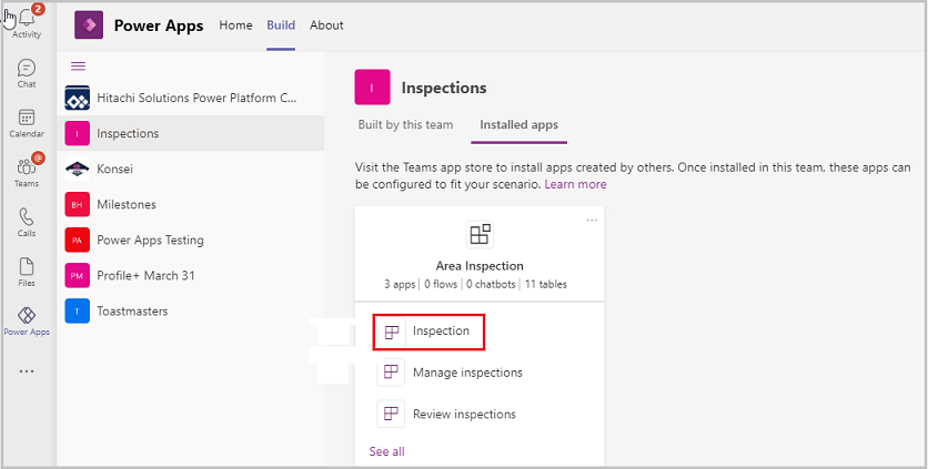 Select Inspection App