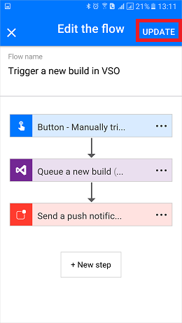 Update flow image