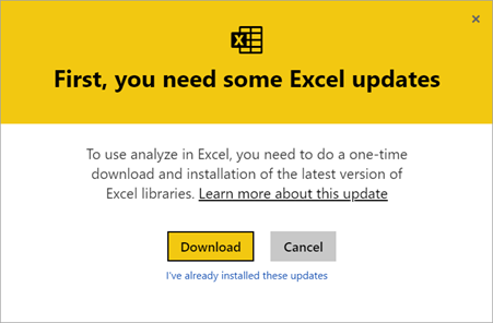 powerbi plug in for excel on mac