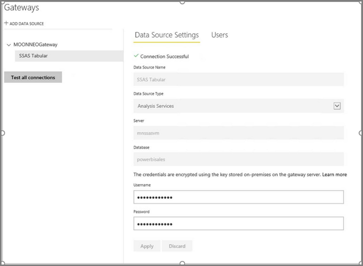 Create data source connection
