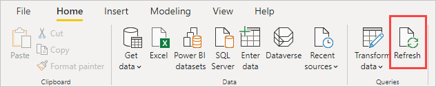 Refresh a dataset created from a Power BI Desktop file - local - Power BI |  Microsoft Docs