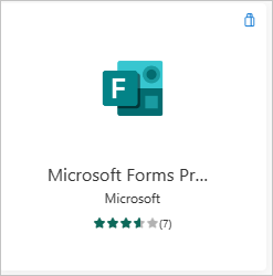 Microsoft Forms Pro Customer Satisfaction web app