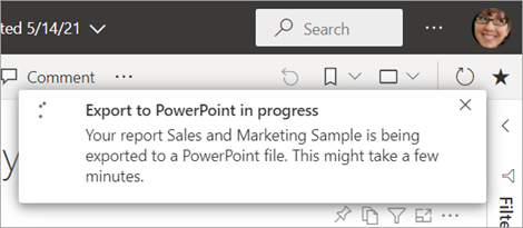 power bi export to powerpoint for mac