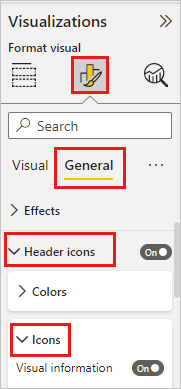 Screenshot shows the Icons menu, where you can select personalization.