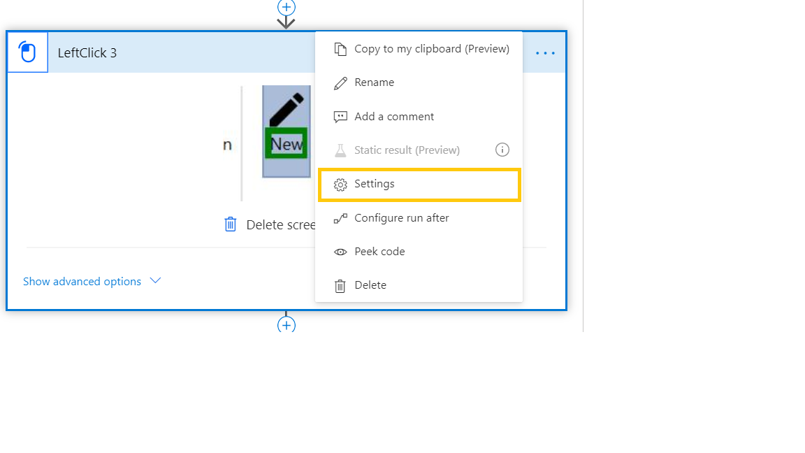 Users can customize this setting from desktop flow designer