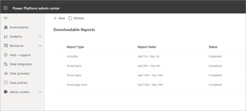 Download reports.