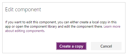 Edit library component.