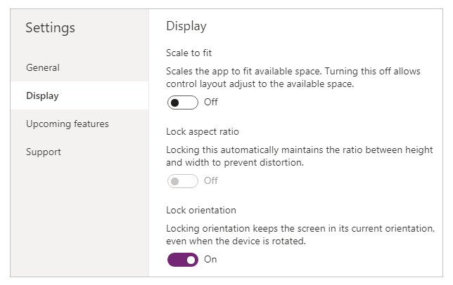 Disable Scale to Fit setting