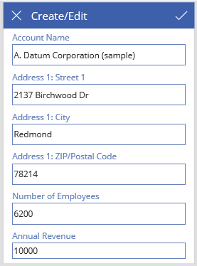 Set the form's Datasource and Item property