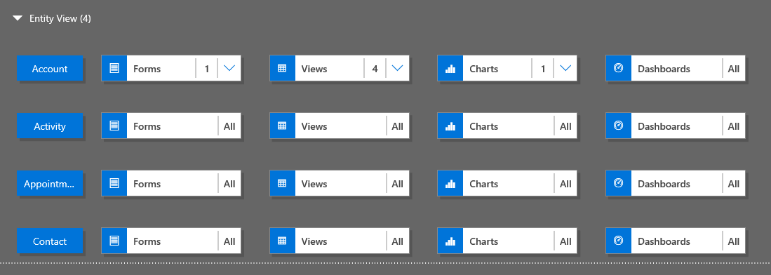 Add table to the app designer canvas.