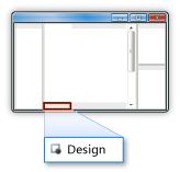 Select Design tab.