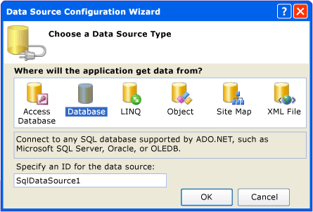 Data Source Configuration Wizard