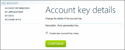Edit an account key
