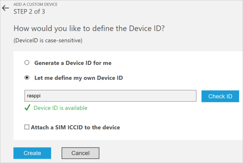 Add device ID