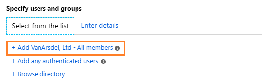 Granting all members protection permissions for an Azure Information Protection label