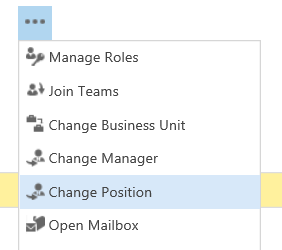 Change position in hierarchy security in CRM