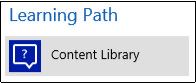 Content Library icon on the Dynamics 365 sitemap