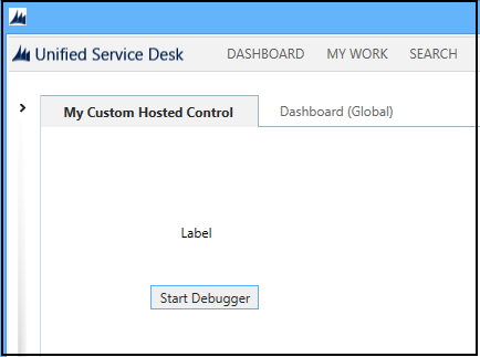 Custom hosted control