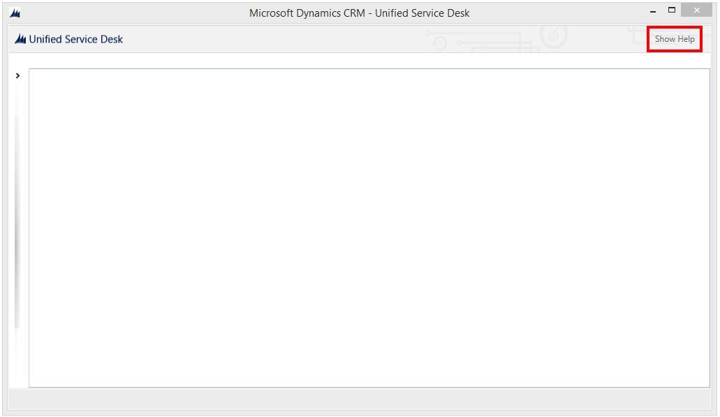 Show Help button in Unified Service Desk