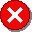 Stop (x) icon