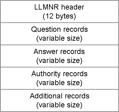 Figure 1: The LLMNR message format