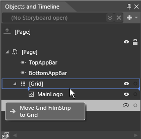 Blend - object order - Objects and Timeline panel
