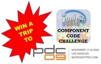 Win a trip to PDC09! Component Code Challenge