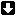 white on black down arrow sign (south)