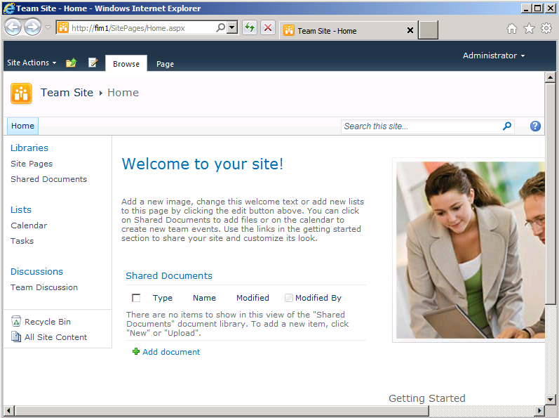 SharePoint 2010 Team Site