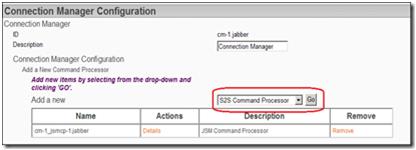 Jabber XCP Connect Manager Configuration