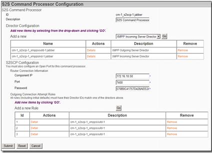 Jabber XCP S2S Command Process Configuration