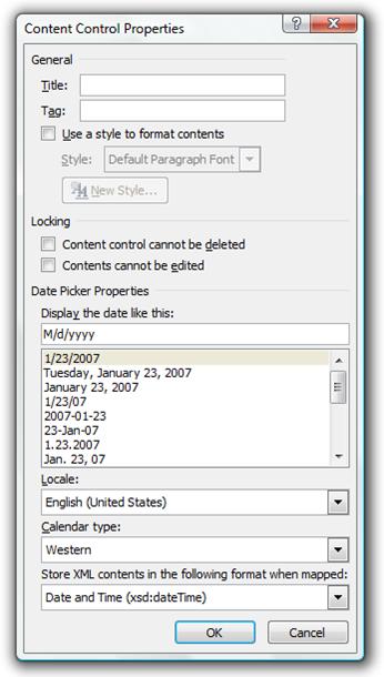 Set the Tag property for each content control used