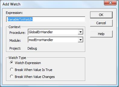 Add Watch window to monitor your variables