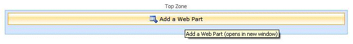 Add a Web Part to a Web Part zone
